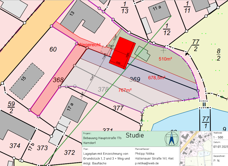 Grundstück zum Kauf provisionsfrei 110.000 € 1.251 m² Grundstück Hamdorf 24805