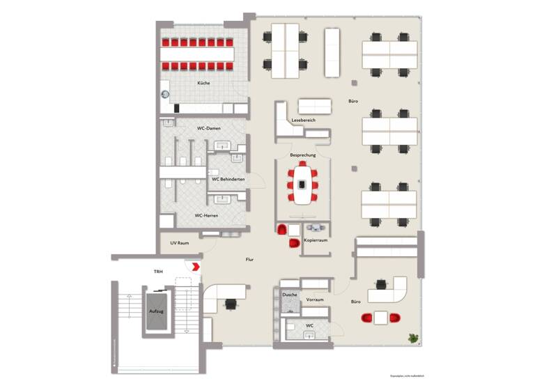 Bürofläche zur Miete provisionsfrei 3.625 € 5 Zimmer 290 m² Bürofläche Knielingen Karlsruhe / Knielingen 76187