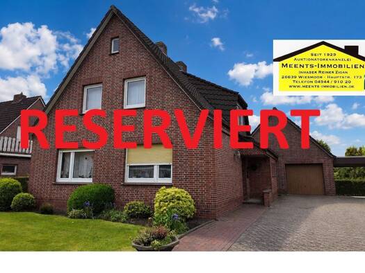Einfamilienhaus zum Kauf 239.000 € 5 Zimmer 120 m² 1.001 m² Grundstück frei ab 01.09.2026 Wiesmoor Wiesmoor 26639
