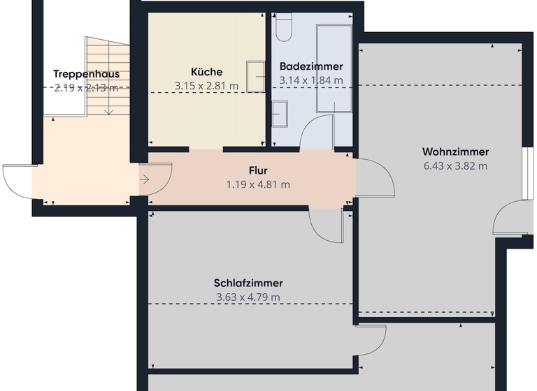 Wohnung zum Kauf 2 Zimmer 58,5 m² 3. Geschoss Kornwestheim 70806