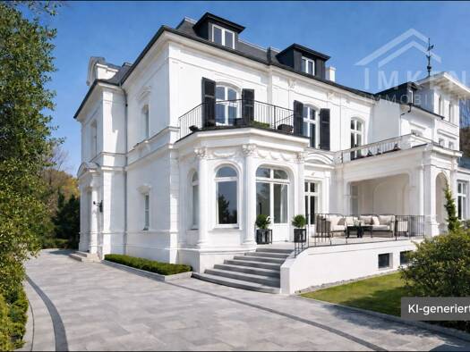 Villa zum Kauf 2.498.000 € 10 Zimmer 415 m² 1.322 m² Grundstück Nienstedten Hamburg 22609