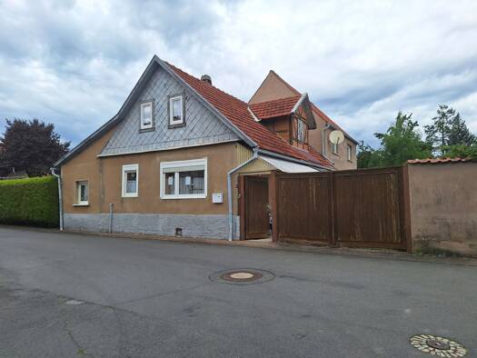 Einfamilienhaus zum Kauf 46.900 € 9 Zimmer 155 m² 1.250 m² Grundstück frei ab sofort Obermehler Obermehler 99996