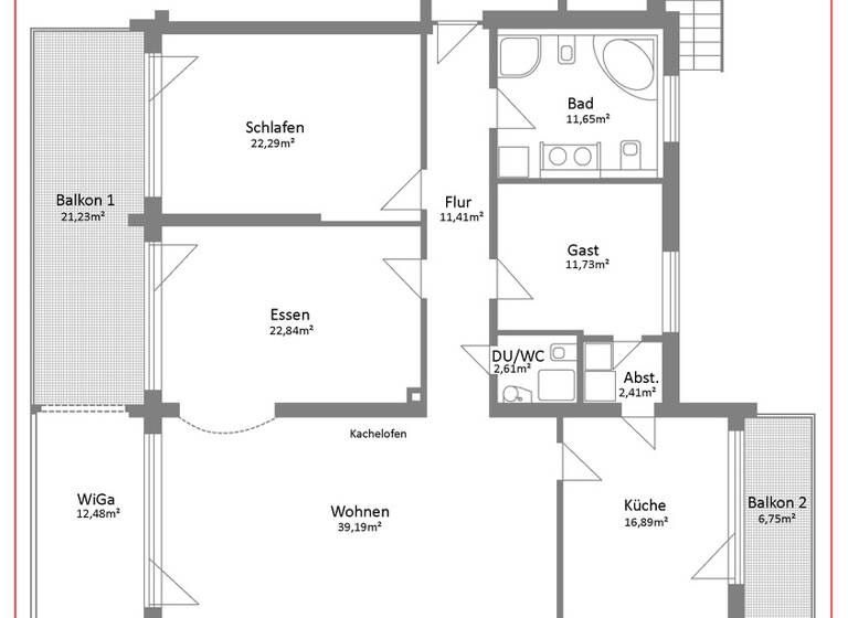 Terrassenwohnung zum Kauf 585.000 € 4 Zimmer 170 m² 1. Geschoss Badenweiler 79410