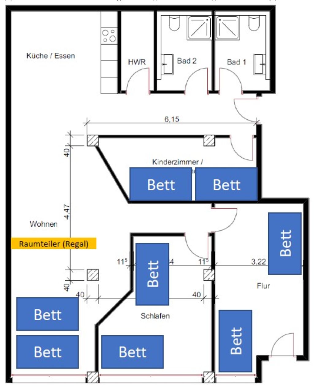 Wohnung zur Miete Wohnen auf Zeit 3.103 € 6 Zimmer 135 m²<br/>Wohnfläche 02.01.2025<br/>Verfügbarkeit Käthe-Kollwitz-Weg Plochingen 73207