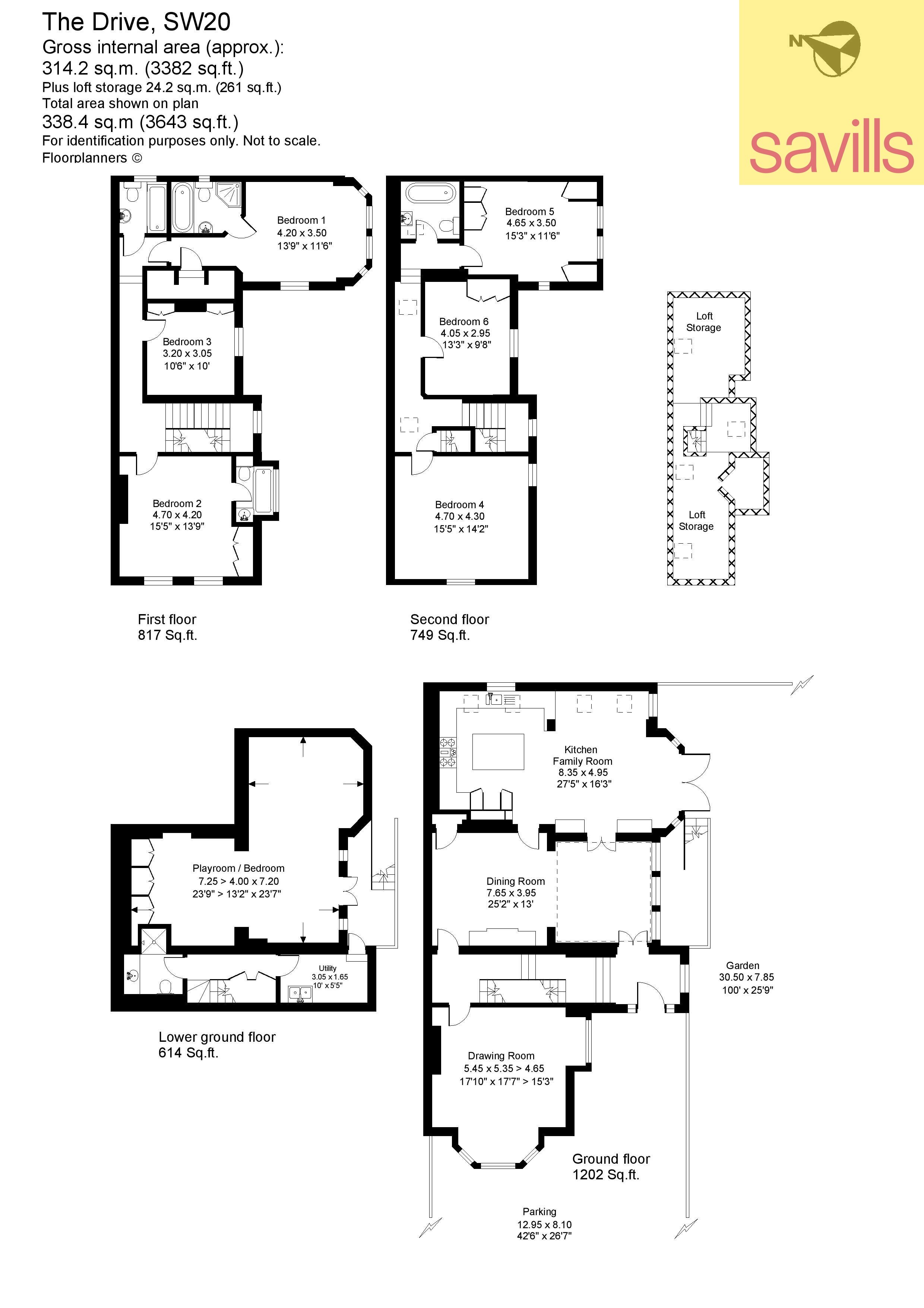 Haus zum Kauf provisionsfrei 3.235.375 € 7 Zimmer 314,2 m²<br/>Wohnfläche London SW20 8TG