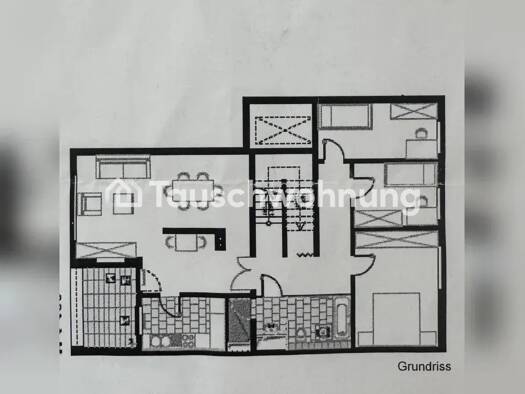 Maisonette zur Miete Tauschwohnung 550 € 4 Zimmer 94 m² 4. Geschoss Tegel Reinickendorf 13439