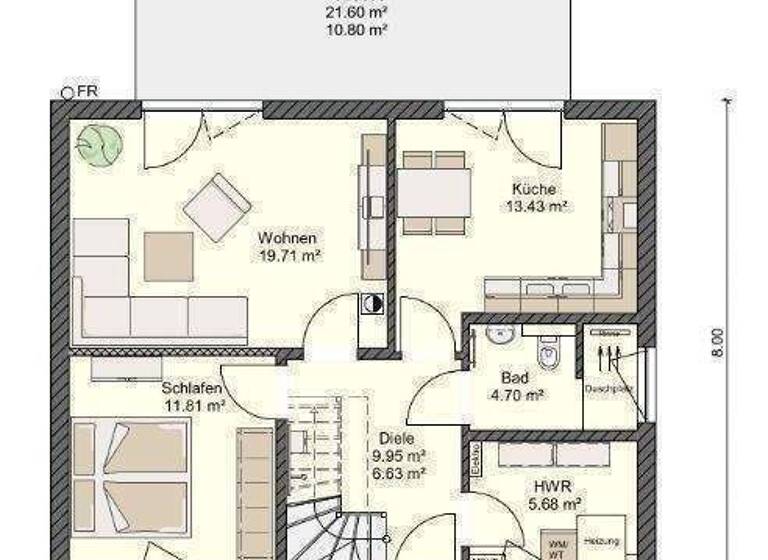 Grundstück zum Kauf provisionsfrei 76.718 € 862 m² Grundstück Baugenehmigung vorhanden Duvendiek Niepars 18442