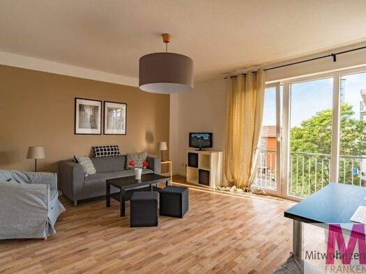 Wohnung zur Miete Wohnen auf Zeit 990 € 2 Zimmer 50 m² frei ab sofort Tafelhof Nürnberg 90443