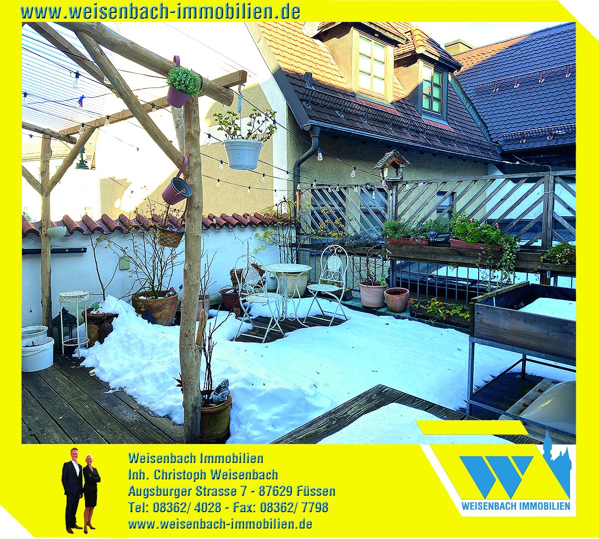 Wohnung zur Miete 950 € 2,5 Zimmer 91 m²<br/>Wohnfläche Füssen Füssen 87629