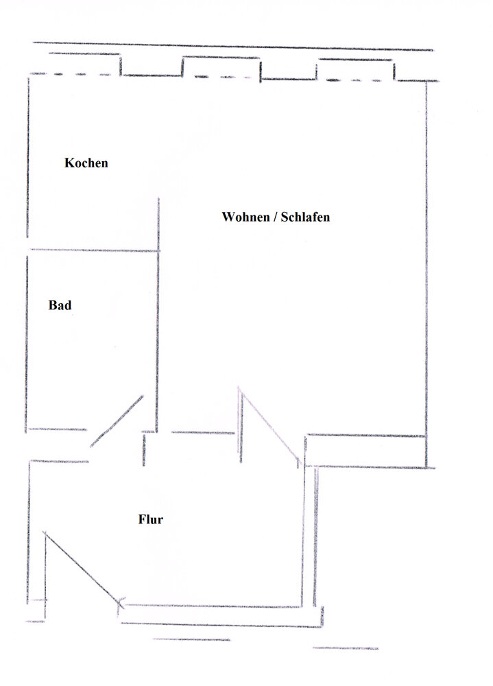 Wohnung zur Miete 390 € 1 Zimmer 33 m²<br/>Wohnfläche 3.<br/>Geschoss 01.01.2025<br/>Verfügbarkeit Äußere Neustadt (Katharinenstr.) Dresden 01099