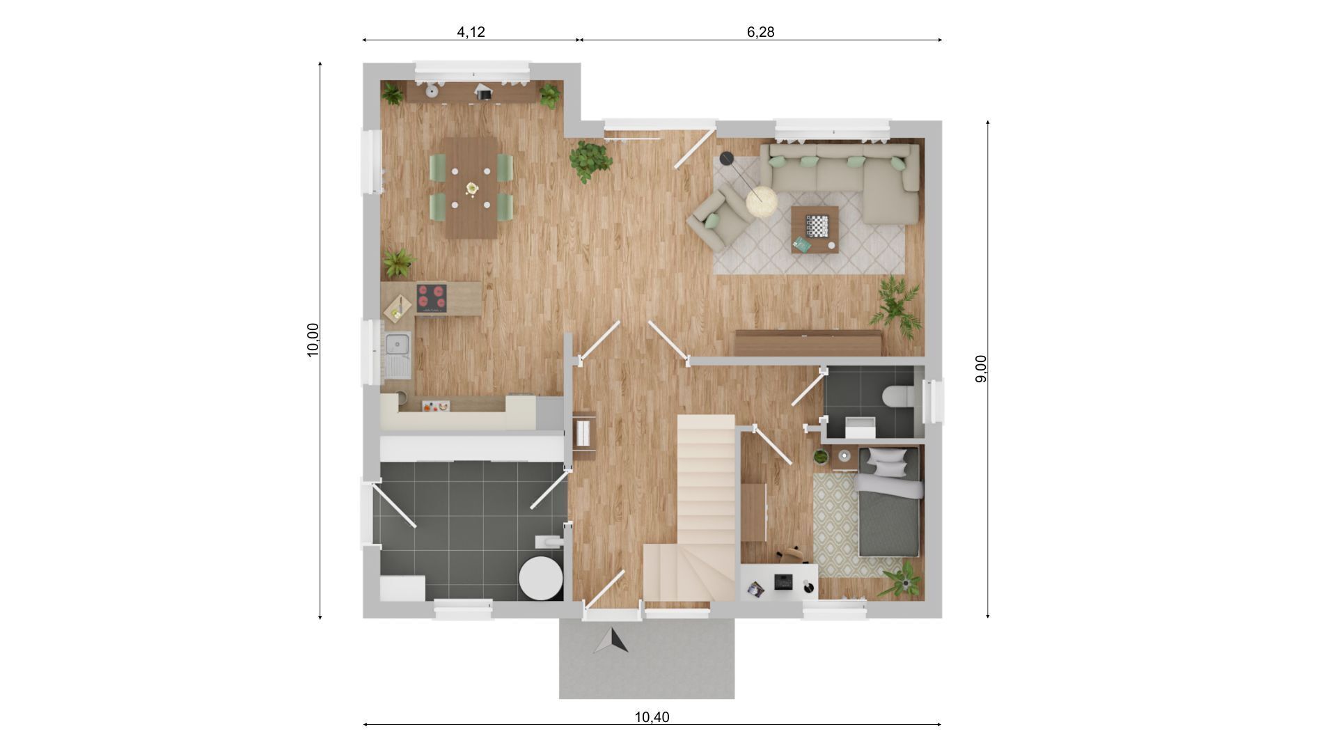 Einfamilienhaus zum Kauf 575.000 € 4,5 Zimmer 132,6 m²<br/>Wohnfläche 550 m²<br/>Grundstück Mühlenau / Margarethenhorf Rendsburg 24768