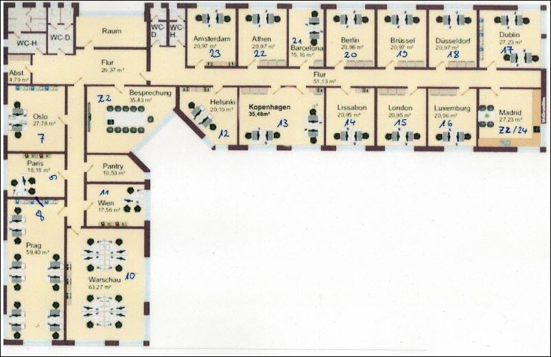 Bürofläche zur Miete provisionsfrei 700 € 36 m²<br/>Bürofläche Schulstraße Niedersprockhövel Sprockhövel 45549