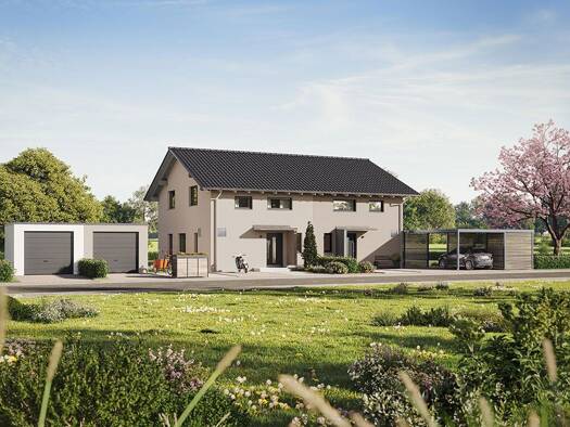 Doppelhaushälfte zum Kauf provisionsfrei 548.706 € 5 Zimmer 116 m² 222 m² Grundstück Simmozheim 75397