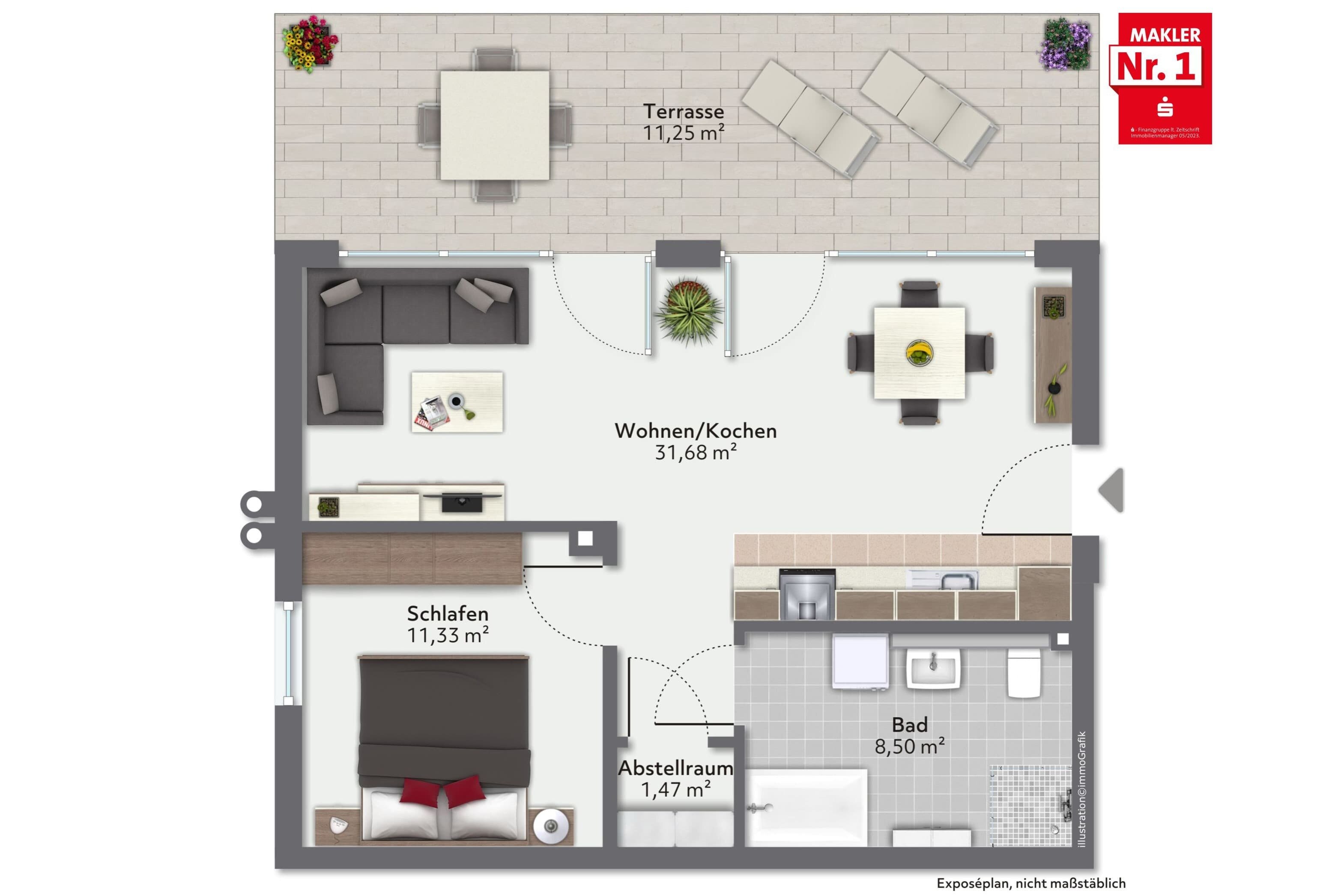 Wohnung zum Kauf 285.000 € 2 Zimmer 66,9 m²<br/>Wohnfläche Winterberg Winterberg 59955