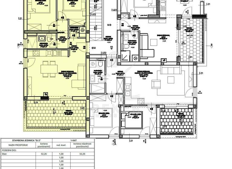 Wohnung zum Kauf - Erstbezug 260.000 € 3 Zimmer 68,5 m² 1. Geschoss Vodice