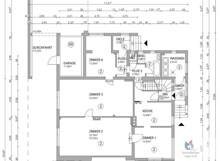 Wohnung zum Kauf 335.000 € 4 Zimmer 120,2 m² 1. Geschoss Bruchköbel 63486