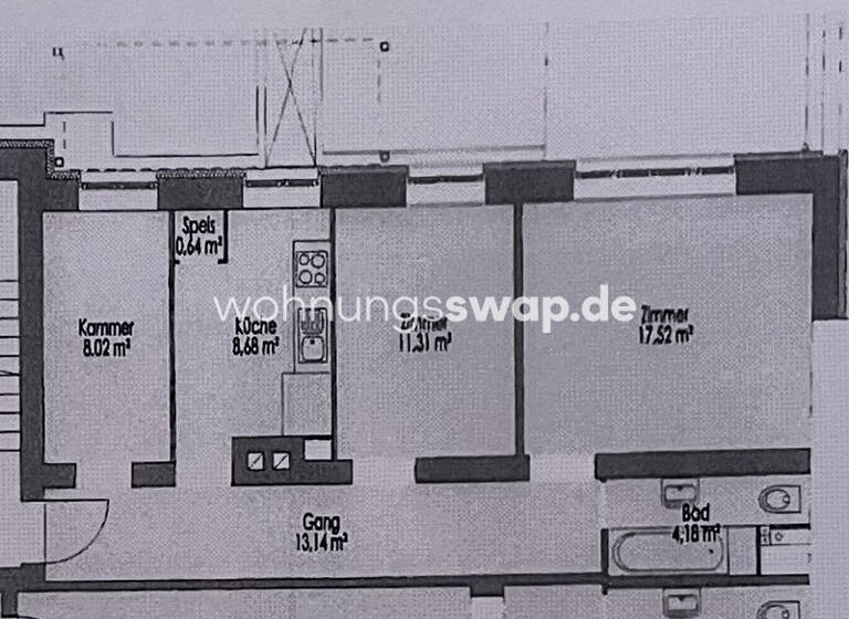 Studio zur Miete Tauschwohnung 1.300 € 3 Zimmer 65 m² 1. Geschoss Schwabing-West München 80796