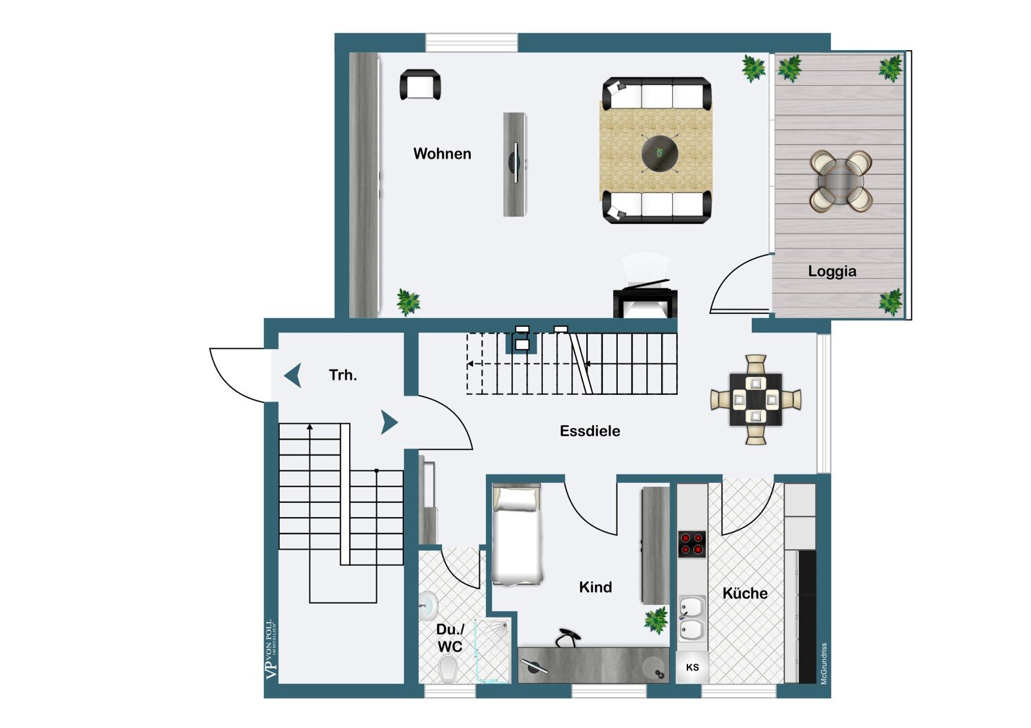 Maisonette zum Kauf 290.000 € 5 Zimmer 105,6 m²<br/>Wohnfläche 1.<br/>Geschoss Misburg-Nord Hannover 30627