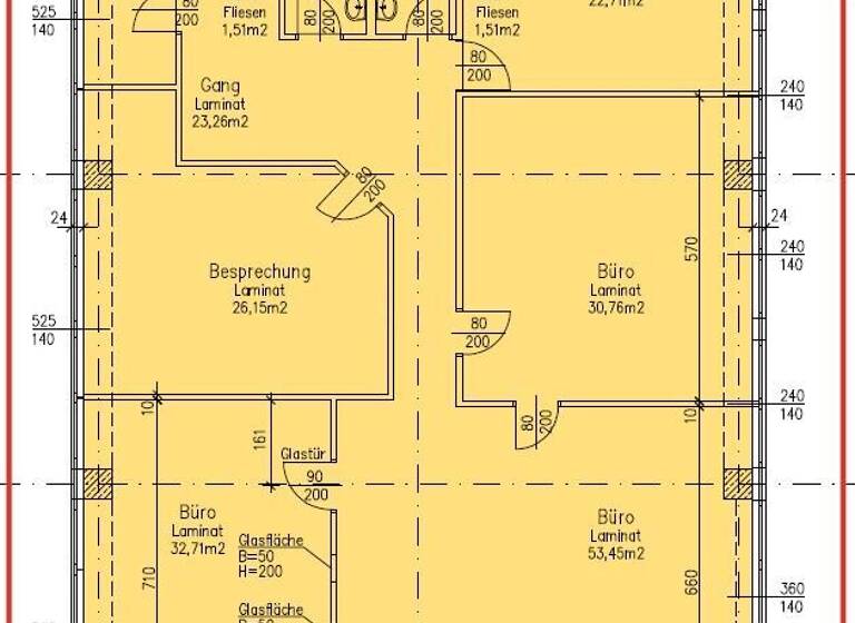 Bürogebäude zur Miete 2.203 € 6 Zimmer 209,8 m² Bürofläche Wiener Neudorf 2351