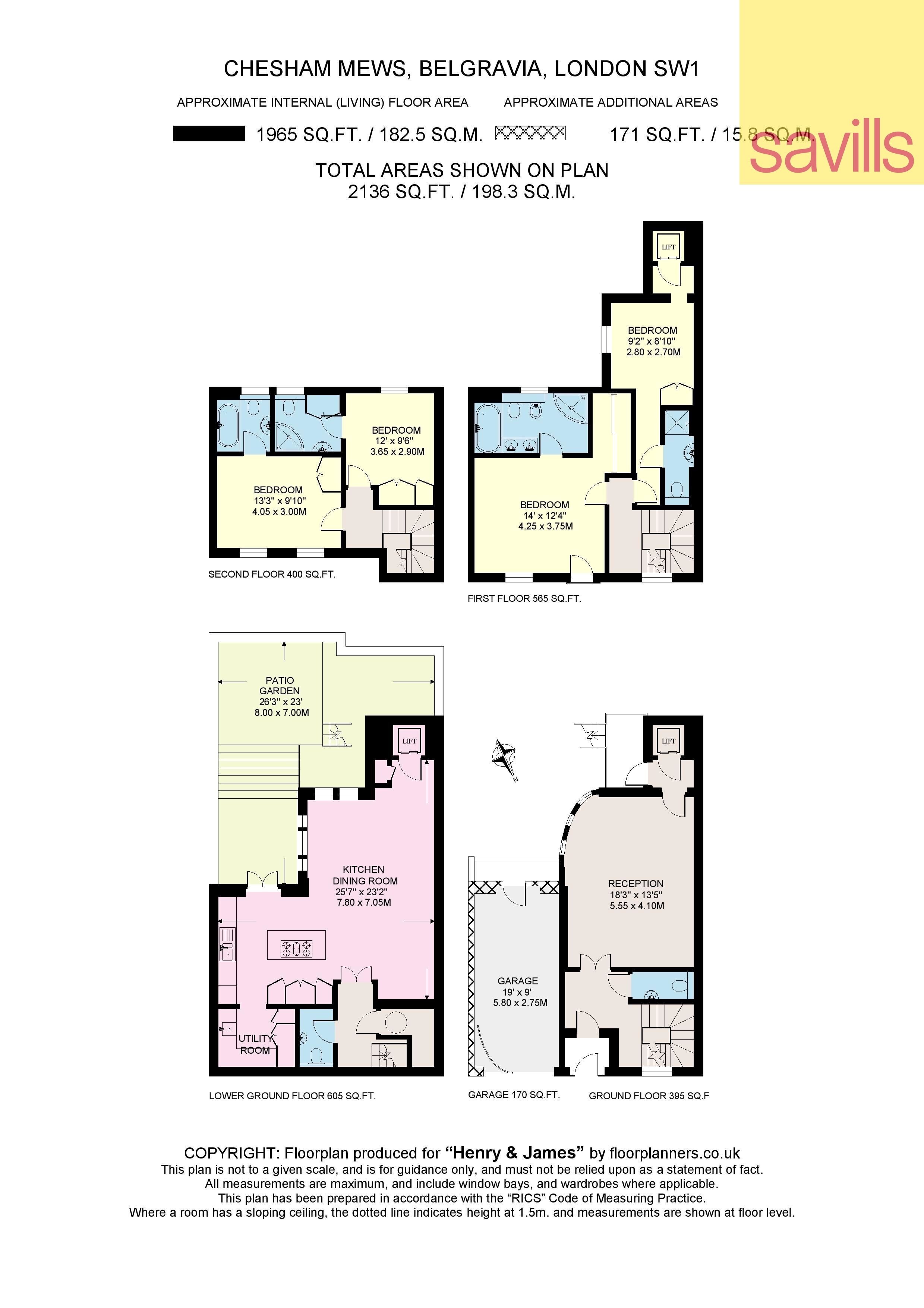 Haus zum Kauf provisionsfrei 4.647.175 € 5 Zimmer 198,4 m²<br/>Wohnfläche CHESHAM MEWS 15 City of Westminster SW1X 8HS