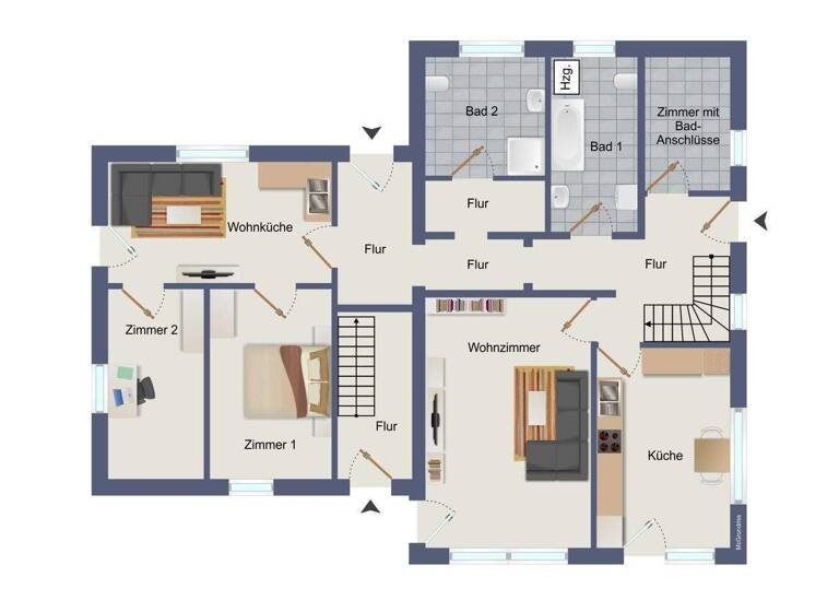 Einfamilienhaus zum Kauf 185.000 € 6 Zimmer 152 m² 1.141 m² Grundstück Westeraccum Dornum-Westeraccum 26553