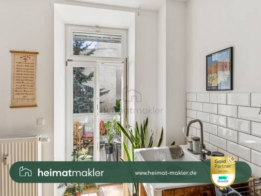 Wohnung zum Kauf 169.000 € 2 Zimmer 57 m² EG Volkmarsdorf Leipzig 04315