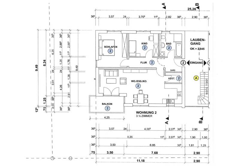 Wohnung zum Kauf - Erstbezug provisionsfrei 420.000 € 3,5 Zimmer 86,3 m² Böhringen Radolfzell am Bodensee / Böhringen 78315