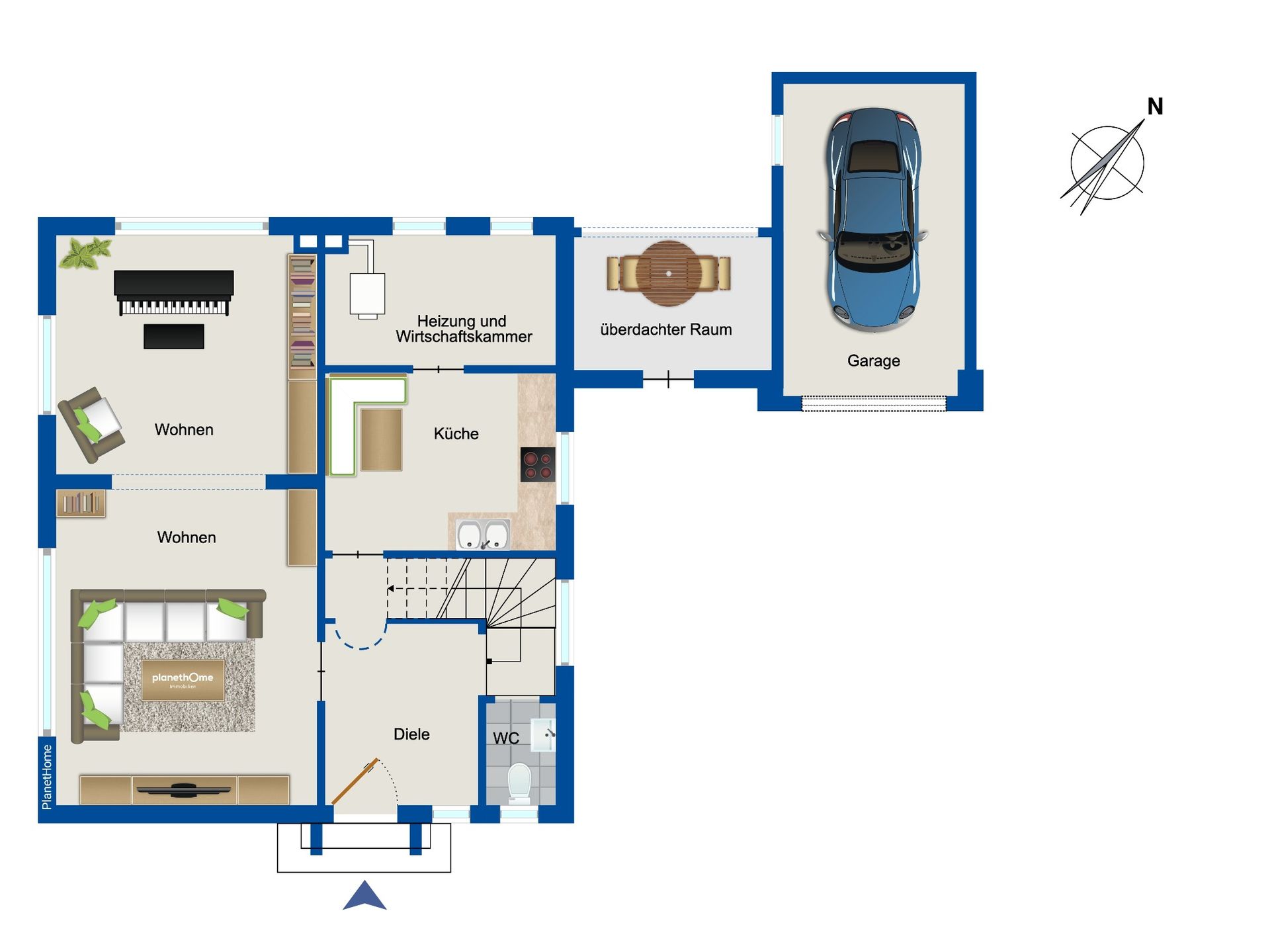 Einfamilienhaus zum Kauf 349.000 € 4 Zimmer 110 m²<br/>Wohnfläche 799 m²<br/>Grundstück Niebüll 25899