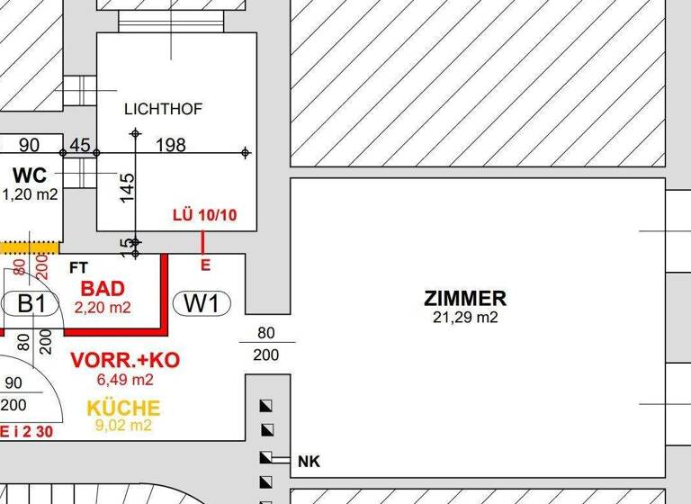Studio zum Kauf 95.000 € 1 Zimmer 30,3 m² 2. Geschoss Quellenstraße Wien 1100