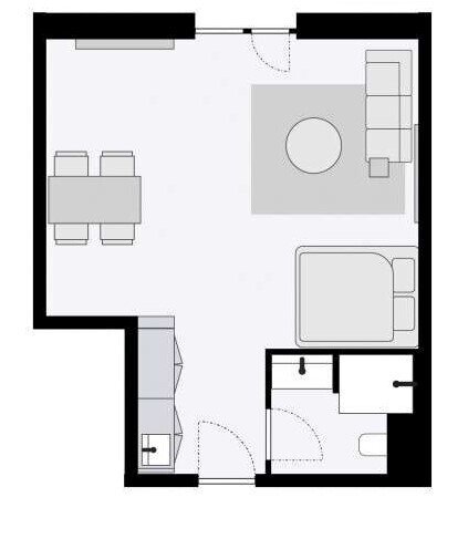 Wohnung zur Miete 500 € 1 Zimmer 38 m²<br/>Wohnfläche ab sofort<br/>Verfügbarkeit Düppenweiler Straße 19 Diefflen Dillingen/Saar 66763