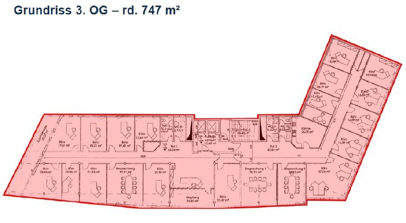 Bürofläche zur Miete provisionsfrei 22 € 1.295 m²<br/>Bürofläche ab 584 m²<br/>Teilbarkeit Sendlinger Feld München 80337