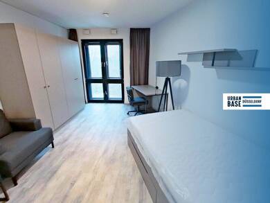 Studio zur Miete 714 € 1 Zimmer 33,7 m² 2. Geschoss frei ab 16.08.2025 Himmelgeister Straße 270 Bilk Düsseldorf 40225