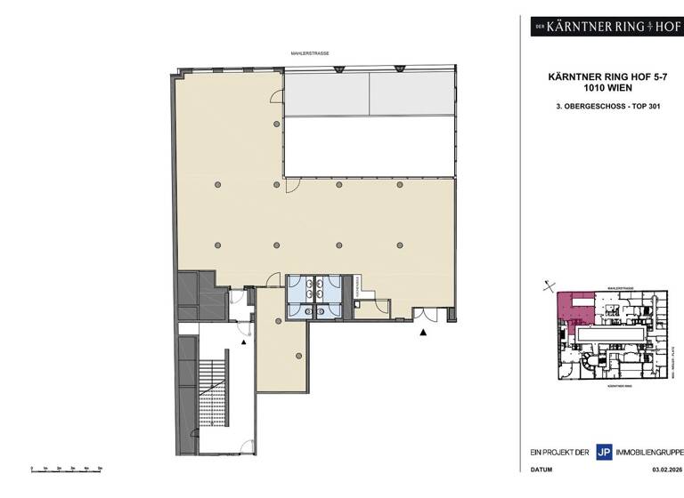 Bürofläche zur Miete 28 € 273,4 m² Bürofläche Kärntner Ring 5-7 Wien 1010