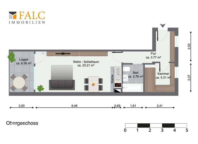 Wohnung zum Kauf 89.000 € 2 Zimmer 41 m² 3. Geschoss Gundlfing Riedenburg 93339