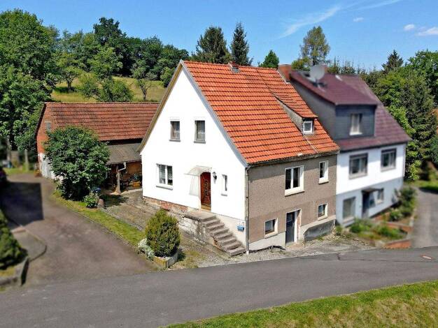 Doppelhaushälfte zum Kauf 75.000 € 4 Zimmer 100 m² 612 m² Grundstück frei ab sofort Schnellmannshausen Treffurt 99830