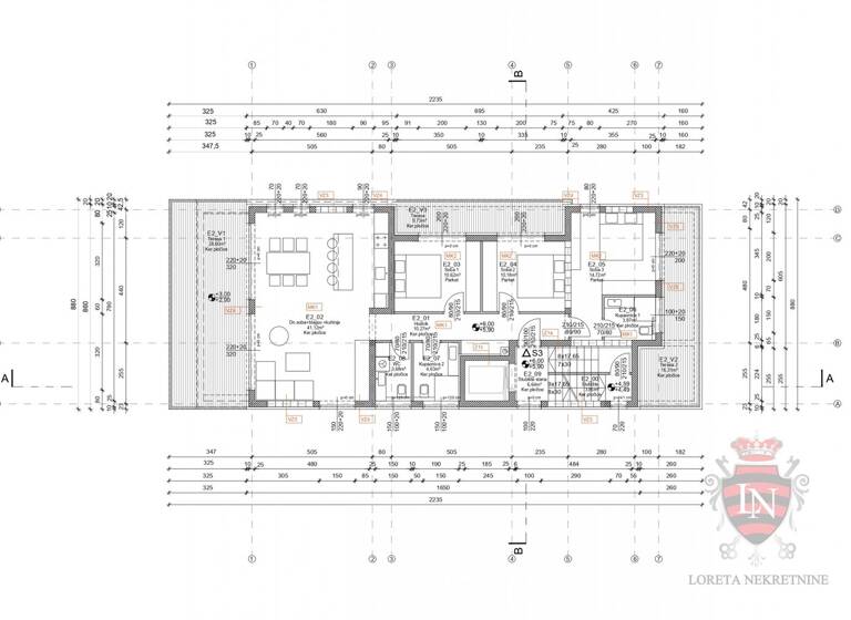 Wohnung zum Kauf 650.000 € 4 Zimmer 2. Geschoss Zadar - Okolica 23000