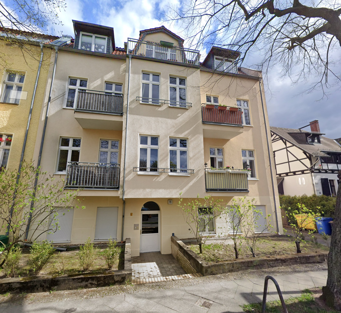 Wohnung zur Miete 647 € 2 Zimmer 46,2 m²<br/>Wohnfläche EG<br/>Geschoss Liepnitzstraße 11 Karlshorst Berlin 10318