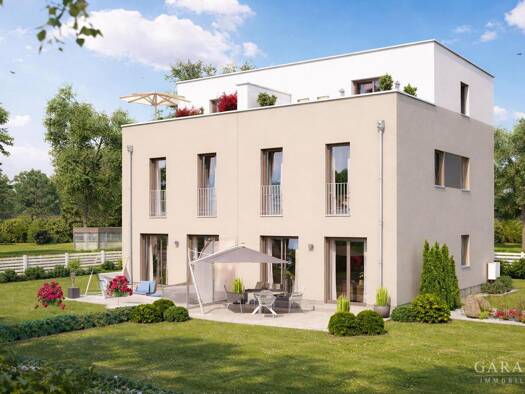 Doppelhaushälfte zum Kauf 844.350 € 5 Zimmer 158 m² 413 m² Grundstück Kriegshaber Augsburg 86156