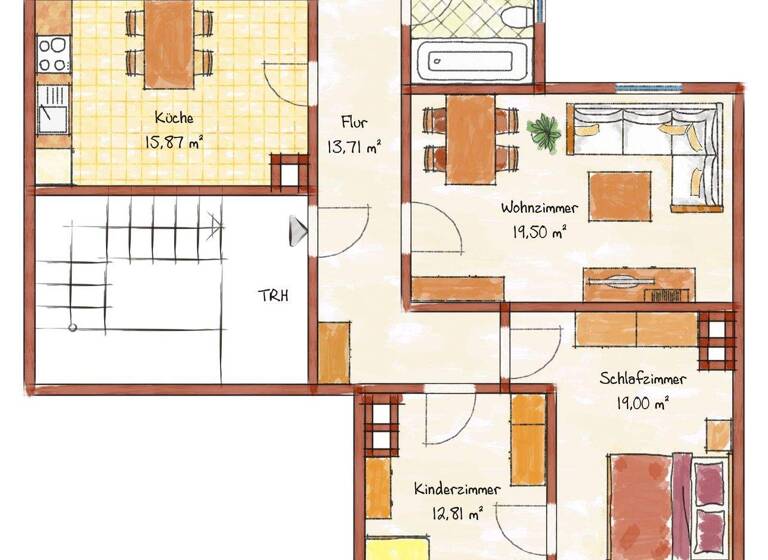Wohnung zum Kauf 495.000 € 3 Zimmer 86 m² 4. Geschoss Altstadt Konstanz 78462