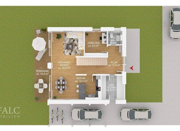 Einfamilienhaus zum Kauf - Erstbezug 535.000 € 5 Zimmer 145,9 m² 413 m² Grundstück Borghorst Steinfurt 48565