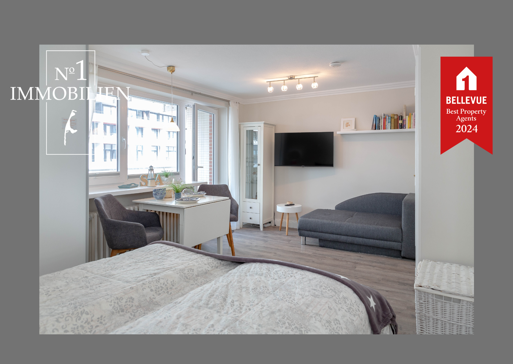 Studio zum Kauf 298.000 € 1 Zimmer 28 m²<br/>Wohnfläche 1.<br/>Geschoss ab sofort<br/>Verfügbarkeit Andreas Dirks Strasse Westerland Sylt 25980