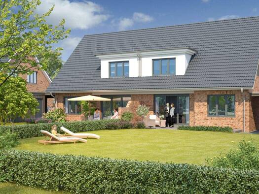 Doppelhaushälfte zum Kauf - Erstbezug provisionsfrei 433.000 € 4 Zimmer 124 m² 309 m² Grundstück Beethovenstraße 7 Etelsen Langwedel 27299