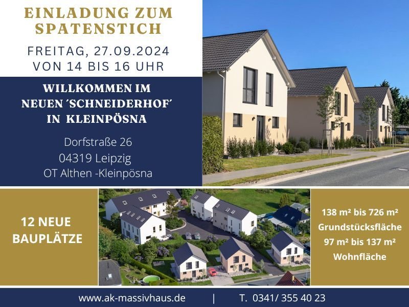 Doppelhaushälfte zum Kauf provisionsfrei 449.620 € 5 Zimmer 138 m²<br/>Wohnfläche 138 m²<br/>Grundstück ab sofort<br/>Verfügbarkeit Althen-Kleinpösna Leipzig 04319