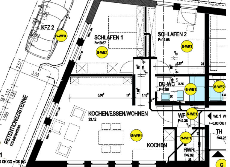 Wohnung zum Kauf - Erstbezug provisionsfrei 336.480 € 5 Zimmer 70,1 m² Geschoss EG/3 Bitburg 54634