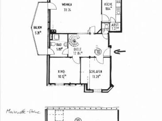 Maisonette zur Miete 1.313 € 4 Zimmer 105 m² frei ab 01.01.2027 Weidedamm West 28215