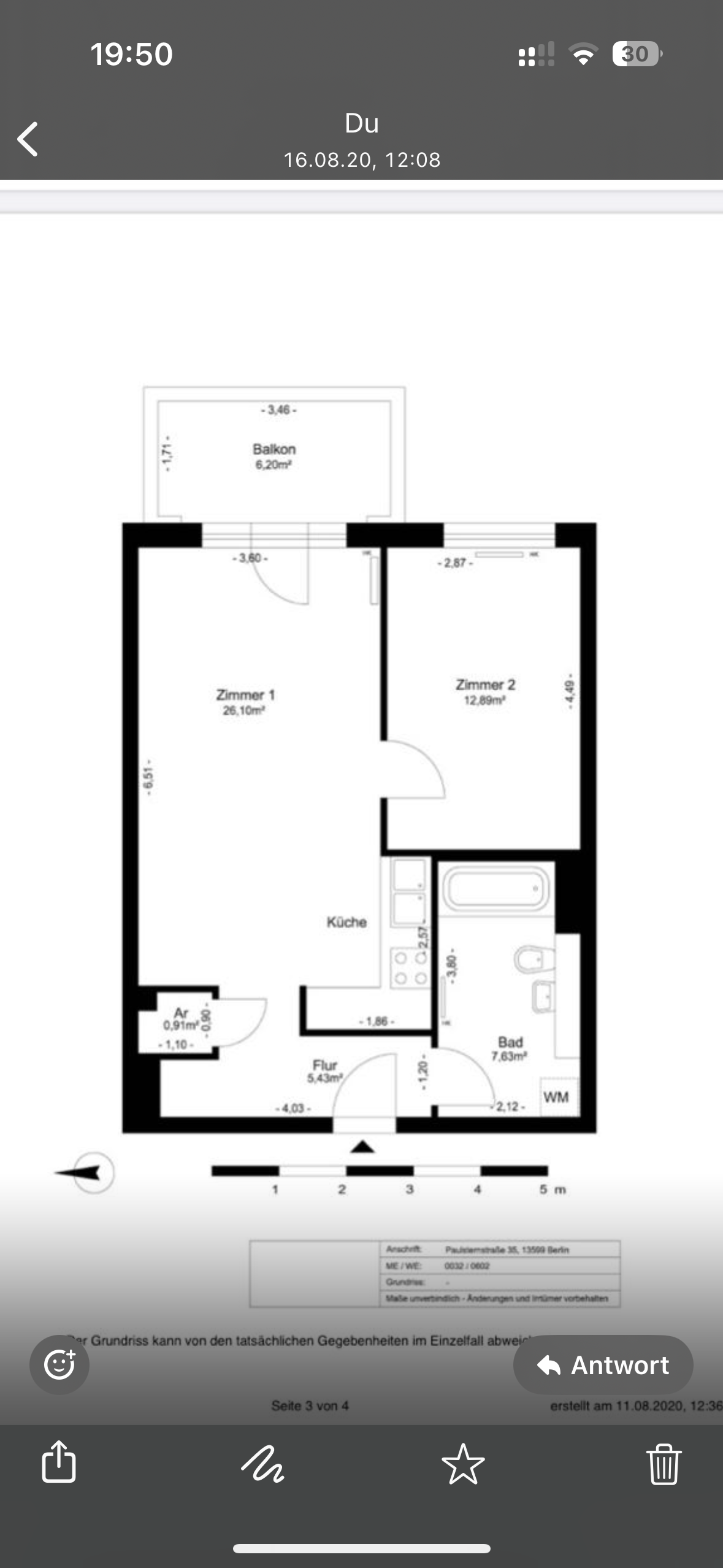 Wohnung zur Miete 1.000 € 2 Zimmer 60 m²<br/>Wohnfläche 5.<br/>Geschoss ab sofort<br/>Verfügbarkeit Paulsternstraße 35 Haselhorst Berlin 13599