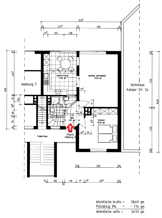 Wohnung zum Kauf provisionsfrei 545.000 € 5 Zimmer 140 m²<br/>Wohnfläche 3.<br/>Geschoss 01.03.2025<br/>Verfügbarkeit Kamperstraße 2 Holthausen Düsseldorf 40589