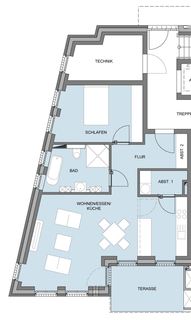 Wohnung zur Miete 1.260 € 3 Zimmer 85,5 m²<br/>Wohnfläche EG<br/>Geschoss 01.02.2025<br/>Verfügbarkeit Scharnhorststraße Oldenburg 26131