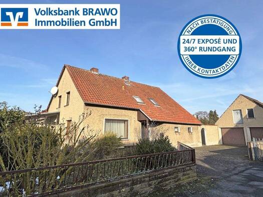 Einfamilienhaus zum Kauf 295.000 € 8 Zimmer 200 m² 1.247 m² Grundstück Hondelage Braunschweig 38108