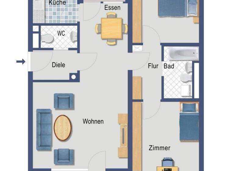 Wohnung zum Kauf provisionsfrei 389.000 € 3 Zimmer 82,3 m² 1. Geschoss Georg-Schrank-Straße 1 Hechtsheim Mainz 55129